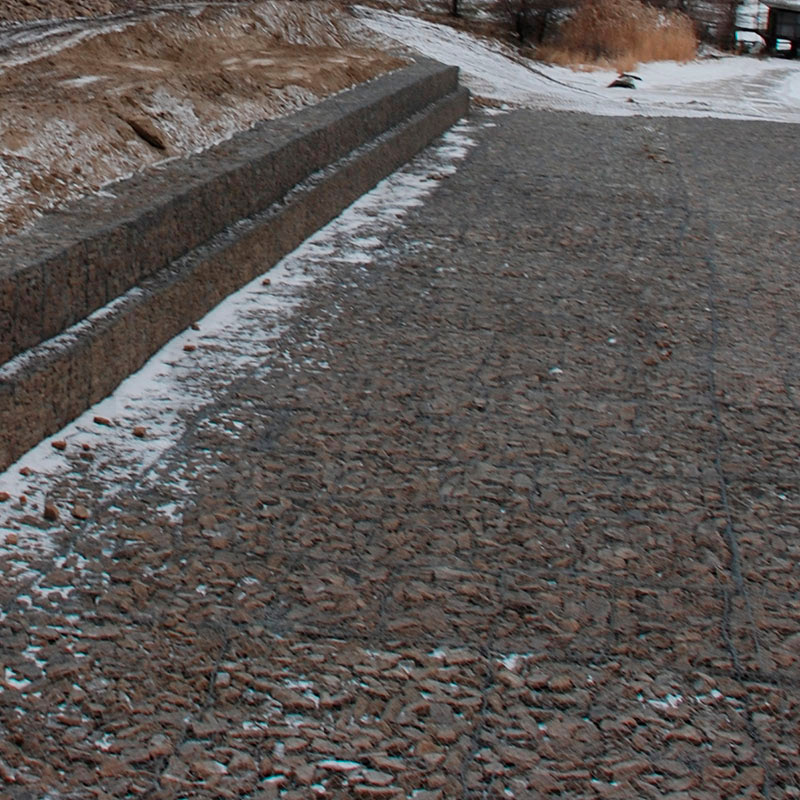 Габион матрасного типа ГСИ-М 5х2х0,3 оцинкованный, Ø проволоки 2,4 мм, размер ячейки 6х8 см