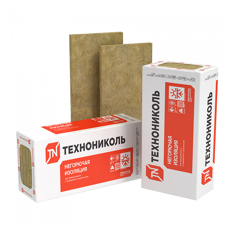 Утеплитель ТЕХНОВЕНТ ПРОФ, 1200Х600Х100 мм (3 плиты, 2,16 кв. м)