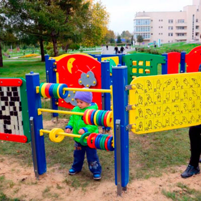 Уличная детская игровая панель для детских площадок Уличная детская игровая панель для детских площадок - фото