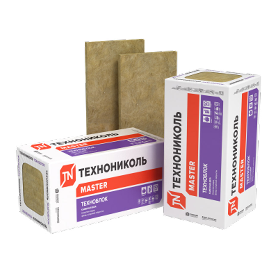 Утеплитель ТЕХНОБЛОК СТАНДАРТ (4 плиты, 2,88 кв.м) 1200х600х100 мм