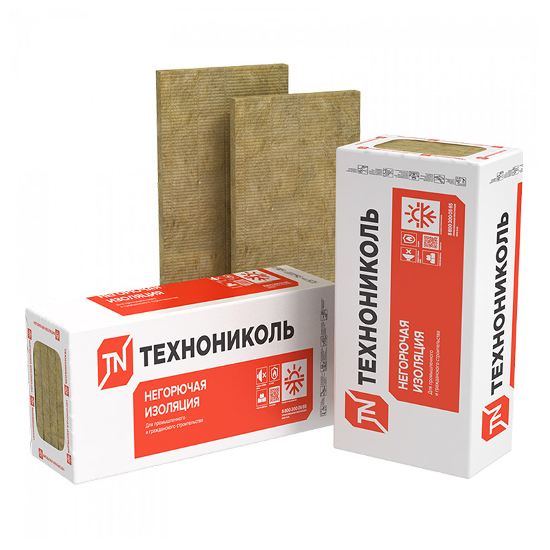 Утеплитель ТЕХНОРУФ Н ПРОФ, 1200Х600Х100 мм, (3 плиты, 2,16 кв. м)
